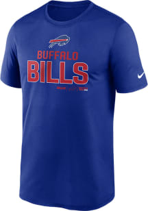 Nike Buffalo Bills Blue Legend Community Short Sleeve T Shirt