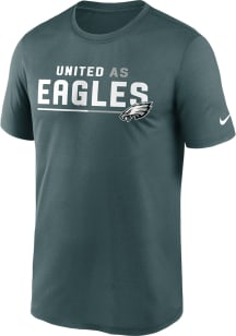 Nike Philadelphia Eagles Teal Shoutout Short Sleeve T Shirt