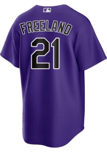 Kyle Freeland Colorado Rockies Mens Replica Alt Jersey - Purple