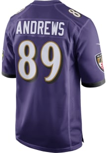 Mark Andrews  Nike Baltimore Ravens Purple Game Football Jersey
