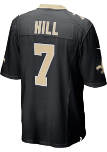 Taysom Hill  Nike New Orleans Saints Black Game Football Jersey