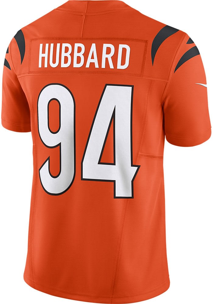 Sam Hubbard Cincinnati Bengals Mens ORANGE Vapor F.U.S.E. Limited