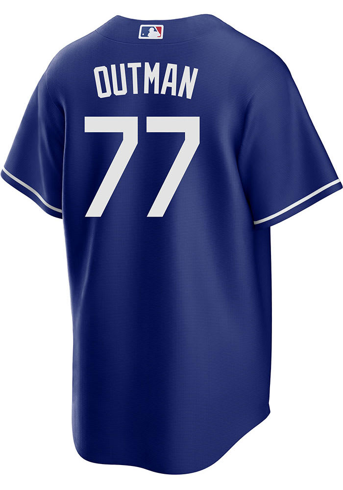 James Outman Alternate Blue Los Angeles Dodgers Jersey Men's Small Jersey