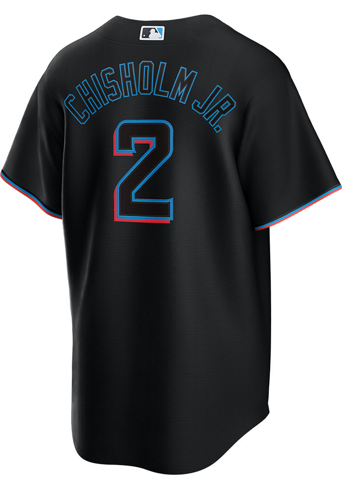 Jazz Chisholm Jr. Miami Marlins Nike Red City Connect Replica Player Jersey