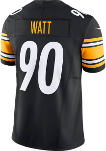 TJ Watt Nike Pittsburgh Steelers Mens Black Vapor F.U.S.E. Limited Football Jersey
