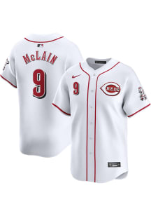 Matt McLain Nike Cincinnati Reds Mens White Home Limited Baseball Jersey