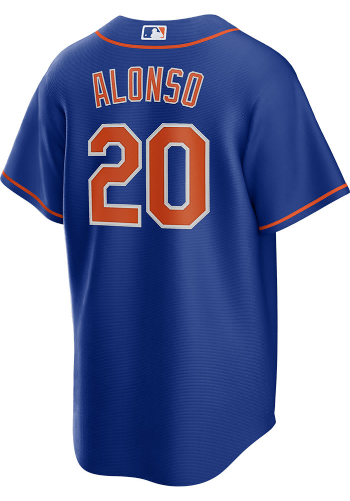 Men's Nike Pete Alonso Royal New York Mets Alternate Replica Player Name Jersey Size: Small