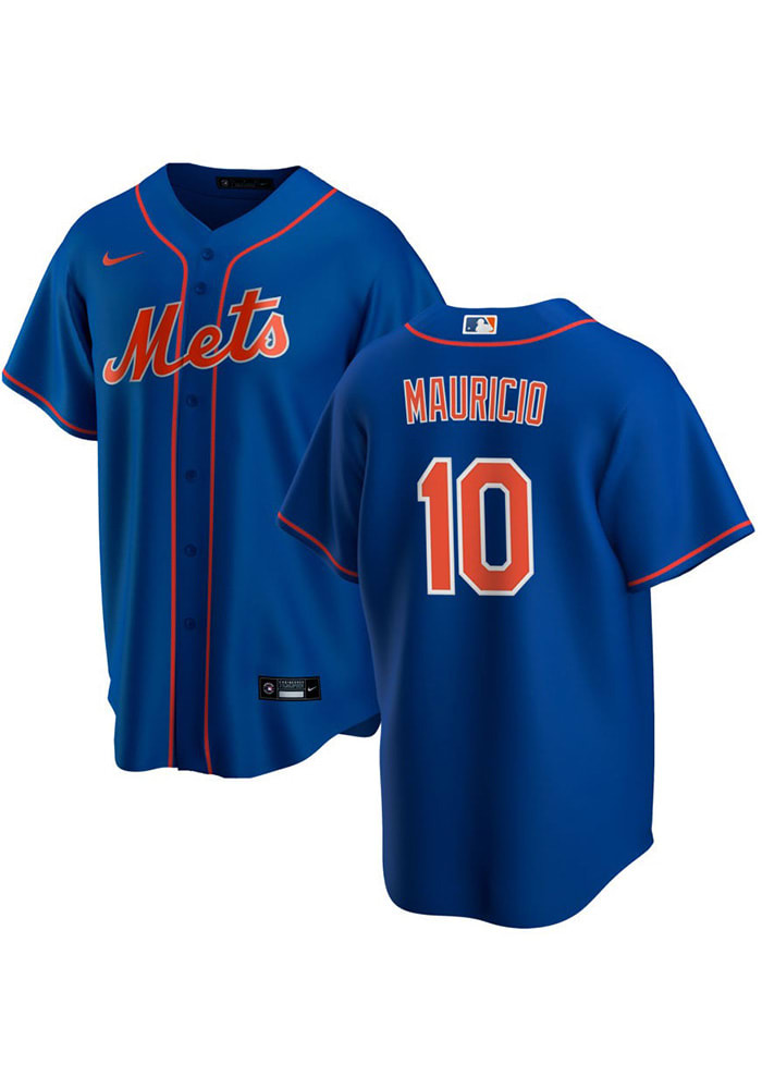Fanatics (Nike) Ronny Mauricio New York Mets Replica Alt Jersey - Blue, Blue, 100% POLYESTER, Size 2XL, Rally House