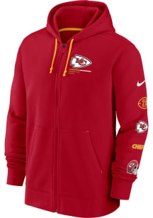 Nike Kansas City Chiefs Mens Red LEGACY FZ Long Sleeve Full Zip Jacket