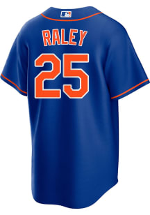 Brooks Raley New York Mets Mens Replica Alt Jersey - Blue