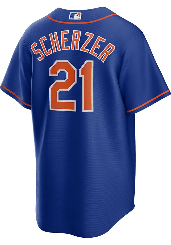 Nike MLB New York Mets (Max Scherzer) Men's Replica Baseball Jersey.  Nike.com