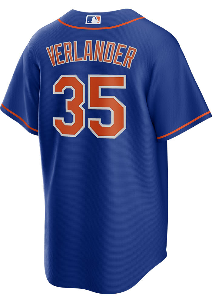 MLB New York Mets (Justin Verlander) Women's Replica Baseball Jersey.