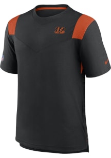 Nike Cincinnati Bengals Black DRI-FIT PLAYER Short Sleeve T Shirt