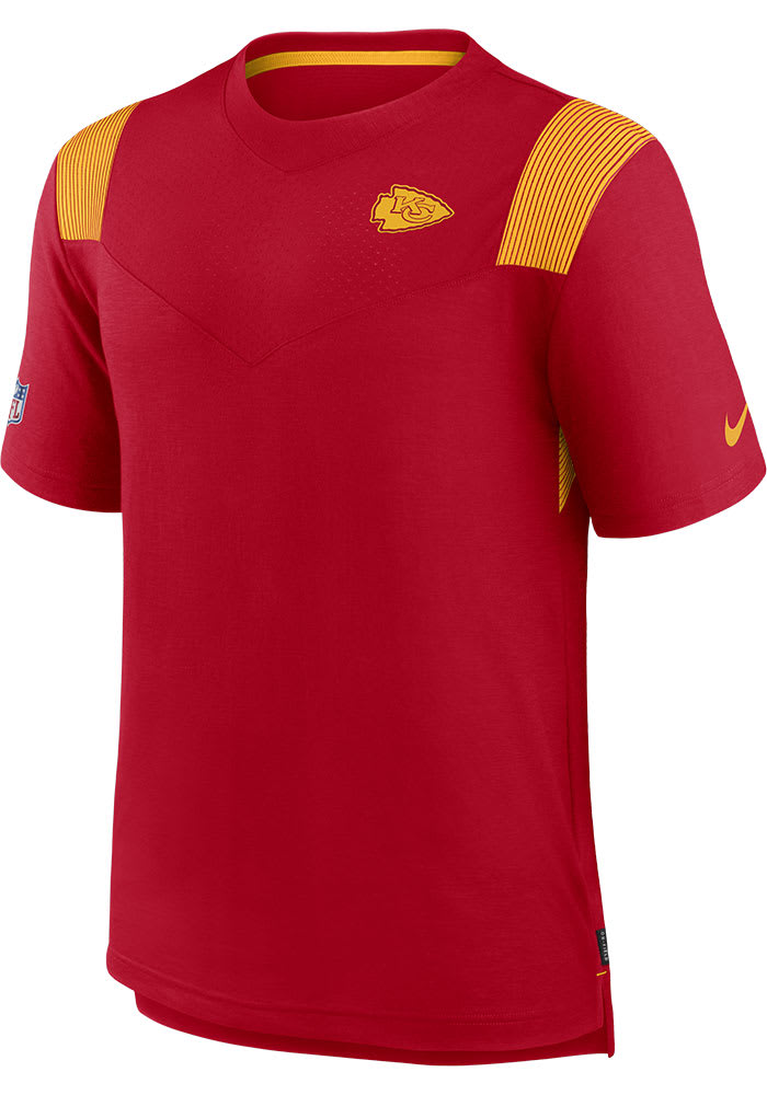 Nike Kansas City Chiefs Red DRI-FIT PLAYER Short Sleeve T Shirt