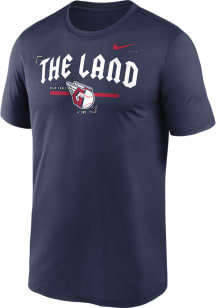 Nike Cleveland Guardians Navy Blue Local Legend Short Sleeve T Shirt