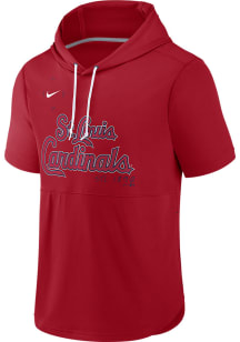 Nike St Louis Cardinals Red Springer Short Sleeve Hoods