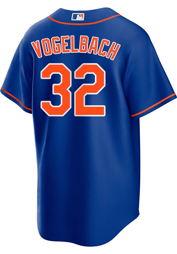 Fanatics (Nike) Daniel Vogelbach New York Mets Replica Alt Jersey - Blue, Blue, 100% POLYESTER, Size 2XL, Rally House