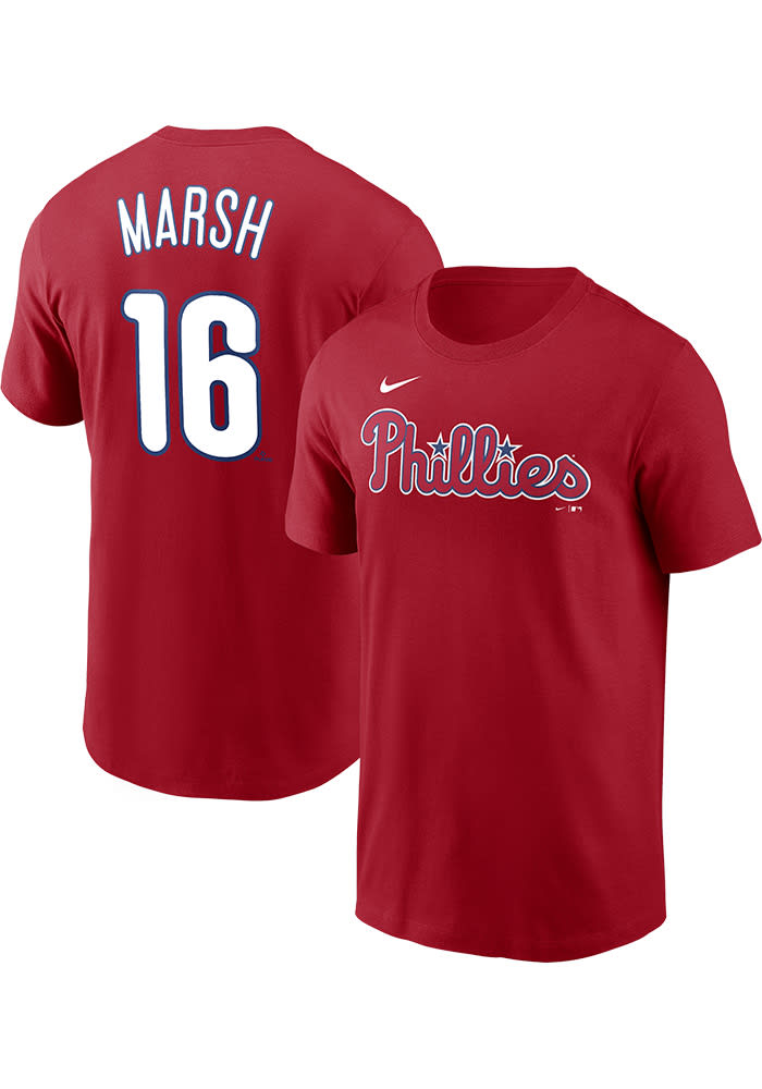 Brandon Marsh Autographed Team Issued Red Jersey