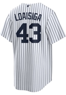 Jonathan Loaisiga New York Yankees Mens Replica Home Jersey - White