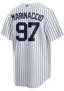 Ron Marinaccio New York Yankees Mens Replica Home Jersey - White
