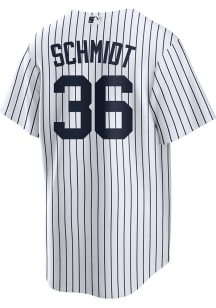 Clarke Schmidt New York Yankees Mens Replica Home Jersey - White