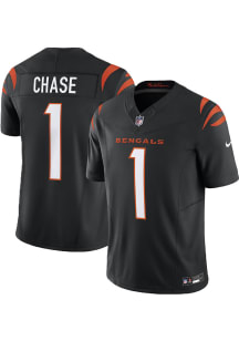 Ja'Marr Chase Nike Cincinnati Bengals Mens Black Home Graphic Limited Football Jersey