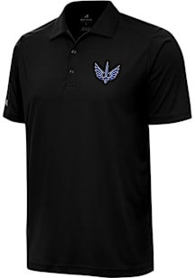 Antigua St Louis Battlehawks Mens Black Tribute Short Sleeve Polo