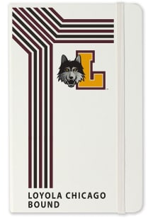 Loyola Ramblers School Bound team logo Notebook and Folder - White
