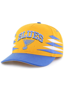 47 St Louis Blues Diamond Cut Hitch Adjustable Hat - Yellow