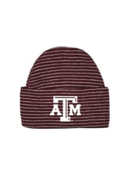 Texas A&M Aggies Maroon Striped Cuff Newborn Knit Hat