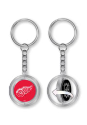 Detroit Red Wings Puck Spinner Keychain