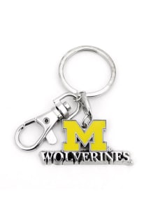 Michigan Wolverines Heavyweight Keychain