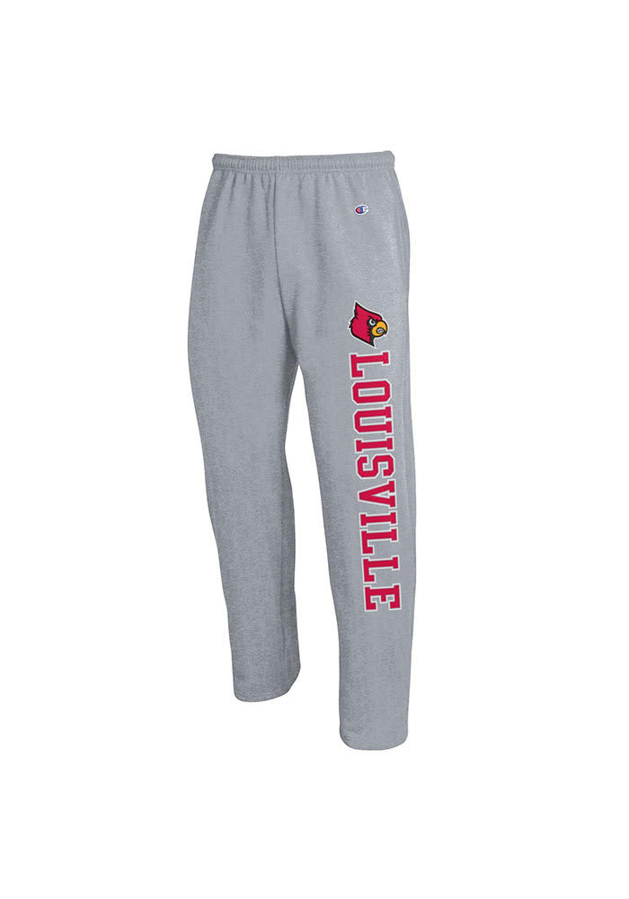 NEW Louisville Cardinals UofL Draw String Sweatpants Camo Sided Gray Men's L