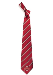 Woven Poly 1 Ohio State Buckeyes Mens Tie - Red