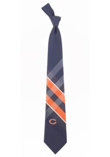 Chicago Bears Woven Poly Grid Mens Tie