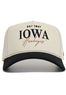 Iowa Hawkeyes Ivory Vintage Adjustable Hat