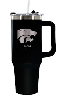 K-State Wildcats Mom 40oz Stainless Steel Tumbler - Black