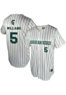 Christian Williams Genuine Collective Mens White Michigan State Spartans NIL Jersey