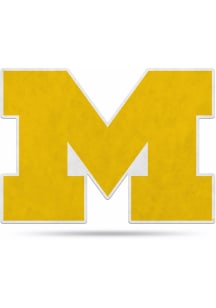 Yellow Michigan Wolverines Team Logo Pennant