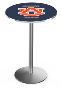 Auburn Tigers Stainless Round Base Pub Table