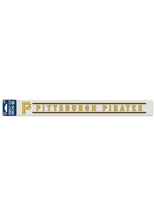Pittsburgh Pirates 2x17 Perfect Cut Auto Strip - Yellow