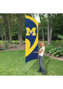 Michigan Wolverines 8.5x2.5 Tall Team Flag