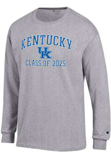 Champion Kentucky Wildcats Grey Class of 2025 Text Jersey Long Sleeve T Shirt