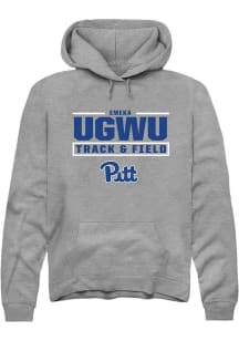 Emeka Ugwu Rally Mens Graphite Pitt Panthers NIL Stacked Box Player Hood