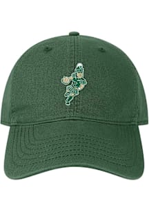Michigan State Spartans Green Basketball Sparty EZY Youth Adjustable Hat