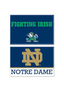 Notre Dame Fighting Irish 2pk Rectangle Magnet