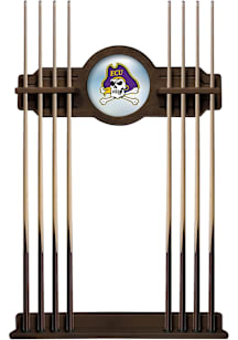 East Carolina Pirates Solid Wood Cue Rack Pool Table