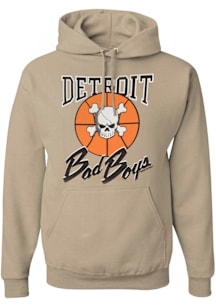 Detroit Pistons Mens Brown Detroit Bad Boys Long Sleeve Hoodie