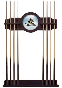 Wright State Raiders Solid Wood Cue Rack Pool Table