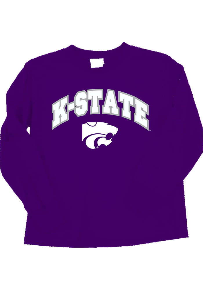 K-State Wildcats Toddler Purple Arch Long Sleeve T-Shirt